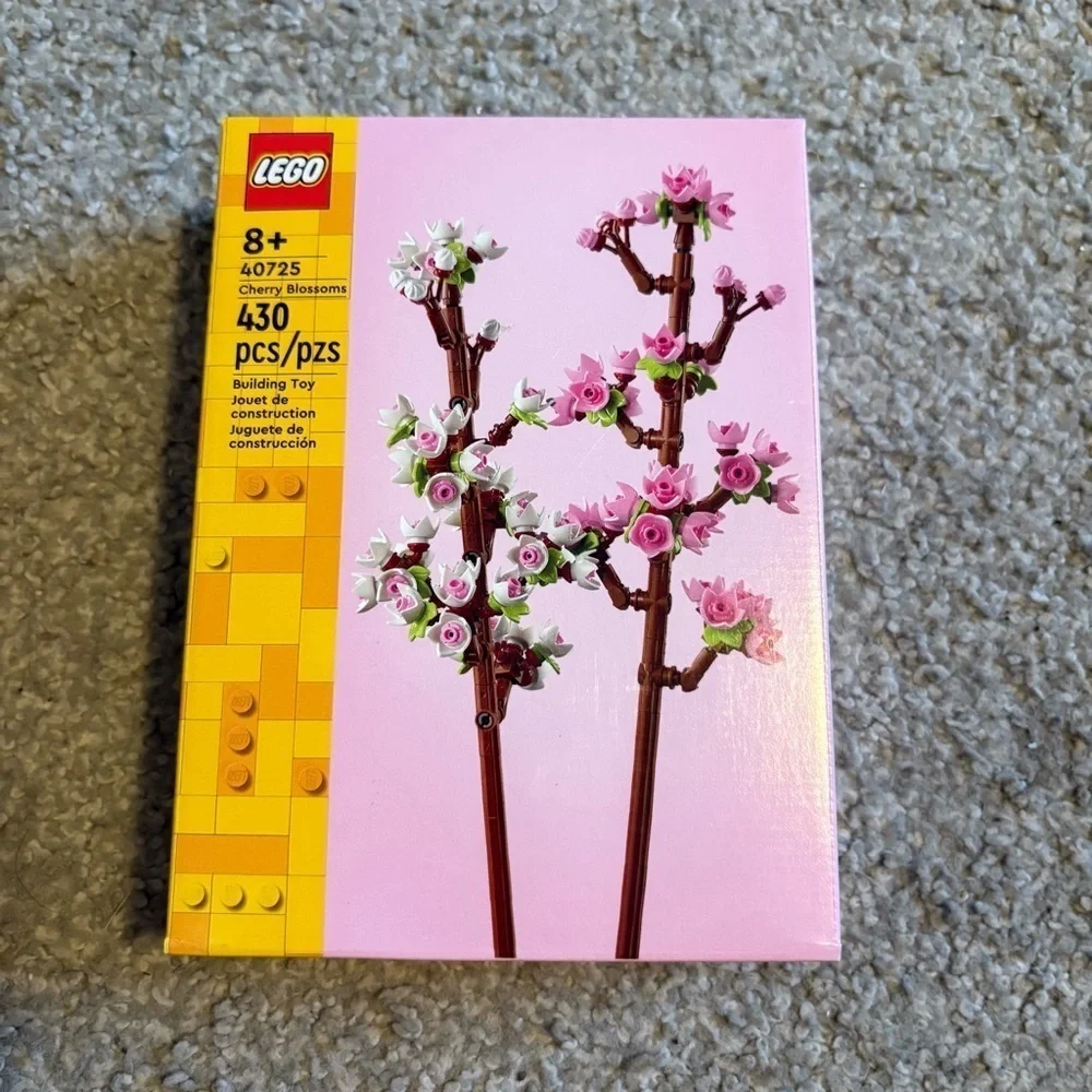 LEGO Cherry Blossom Flower Building Set NEW 40725 Pink White